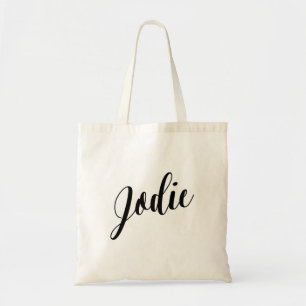 Aangepaste Script Canvas tas - Jodie