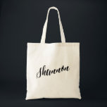 Aangepaste Script Canvas tas - Shannon<br><div class="desc">Aangepaste Script Canvas tas - Shannon</div>