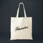 Aangepaste Script Canvas tas - Shannon<br><div class="desc">Aangepaste Script Canvas tas - Shannon</div>