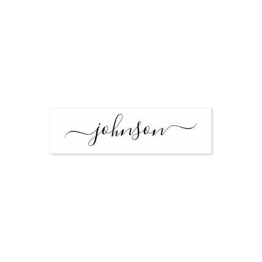 Aangepaste script kalligrafie handtekening naam el zelfinktende stempel (Design)