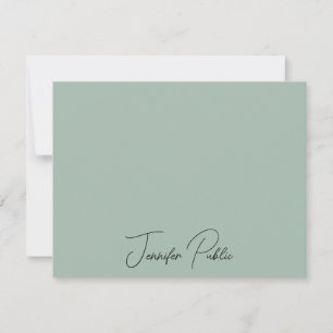 Aangepaste Script Name Sjabloon Modern Elegant