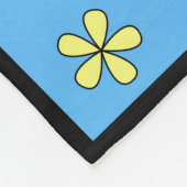 Aangepaste scriptbank fleece deken (Hoek)