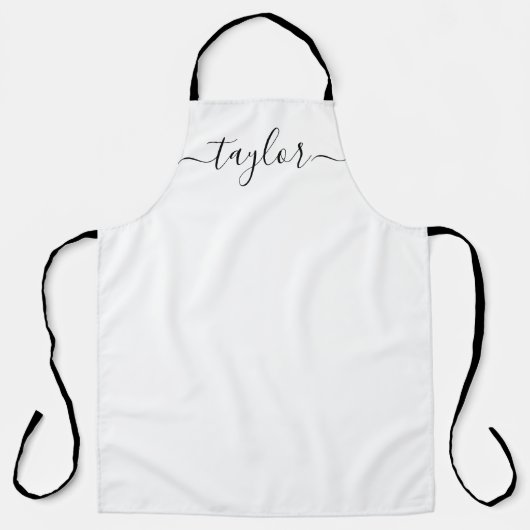 Aangepaste scriptkunstenaar Chef Gardener naam Schort (Voorkant)