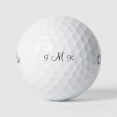 Aangepaste scriptmonogram Callway Warbirdr Golfballen (Voorkant)