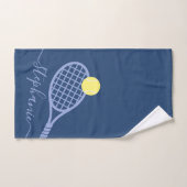 Aangepaste scriptnaam Tennis Girls Handdoek (Handdoek)