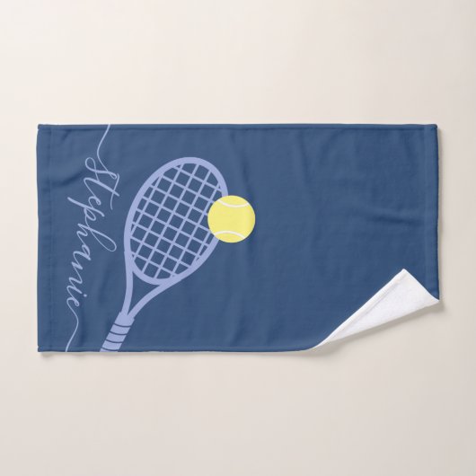 Aangepaste scriptnaam Tennis Girls Handdoek (Handdoek)