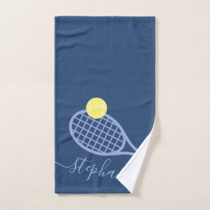 Aangepaste scriptnaam Tennis Girls Handdoek