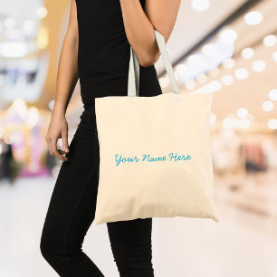 Aangepaste scriptnaam tote bag
