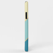 Aangepaste Seafoam Blauwe Teal Aqua Turquoise Stre Case-Mate iPhone Case (Achterkant/rechts)