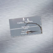 Aangepaste Seagull Birds Water Lake Wildlife Natuu Magnetisch Visitekaartje (Voorbeeld)