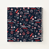 Aangepaste Seamstress-laptop Notitieboek (Achterkant)