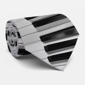 Aangepaste selectiektie voor piano-toetsenbord stropdas (Opgerold)