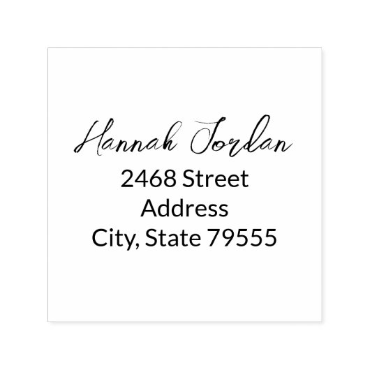 Aangepaste Self Inking Retour Adres Rubber Stamp Zelfinktende Stempel (Design)