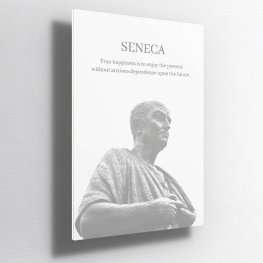 Aangepaste Seneca inspirerend offerte Poster