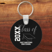 Aangepaste Senior Class 2023 Favor Sleutelhanger (Voorkant)