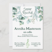 Aangepaste Senior Music Overweging verlaat Greener Kaart (Voorkant)