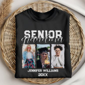 Aangepaste Senior Oma Afstuderen Foto & Naam T-shirt
