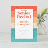 Aangepaste Senior Overweging Retro Moderne Muziek  Kaart (Staand voorkant)