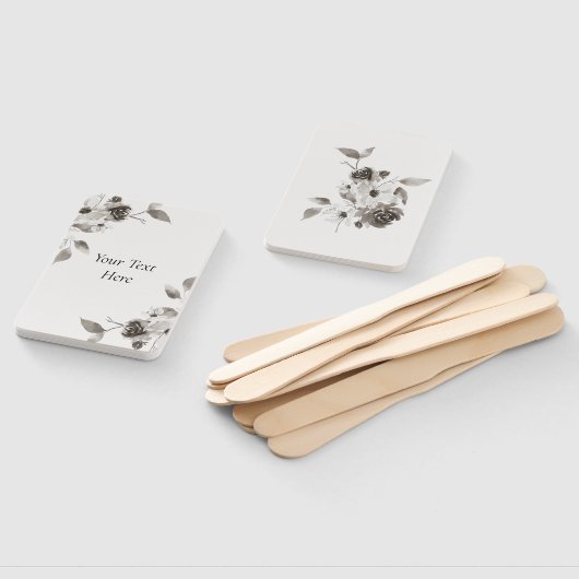 Aangepaste sepia Toned fan Party Supply Handwaaier (Niet-gemonteerd)