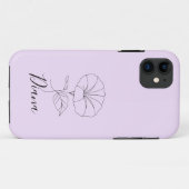 Aangepaste September Morning Glory Geboortebloem G Case-Mate iPhone Case (Achterkant (horizontaal))