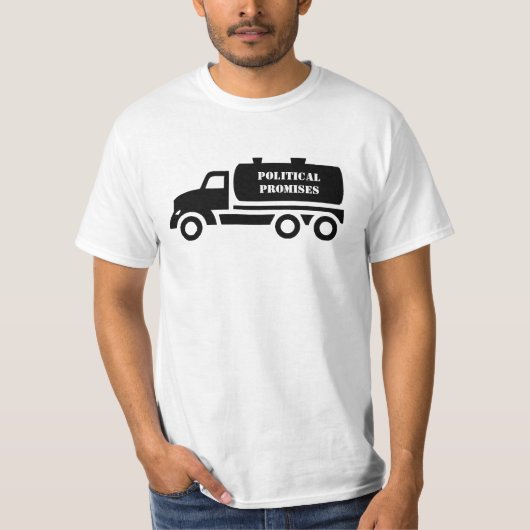 Aangepaste Septic Truck Jouw tekst T-shirt (Voorkant)