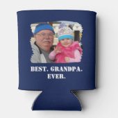 Aangepaste serie Foto Abuelo Nonno Best Grandpa Ev Blikjeskoeler (Achterkant)