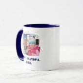 Aangepaste serie Foto Abuelo Nonno Best Grandpa Ev Mok (Voorkant links)