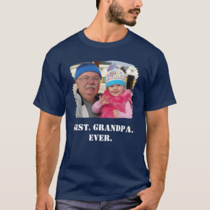 Aangepaste serie Foto Abuelo Nonno Best Grandpa Ev T-shirt
