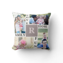 Aangepaste serie Foto Collage Moderne Living Room