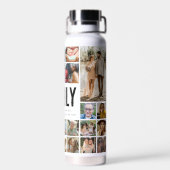 Aangepaste serie Foto Collage Water Bottle Waterfles (Achterkant)