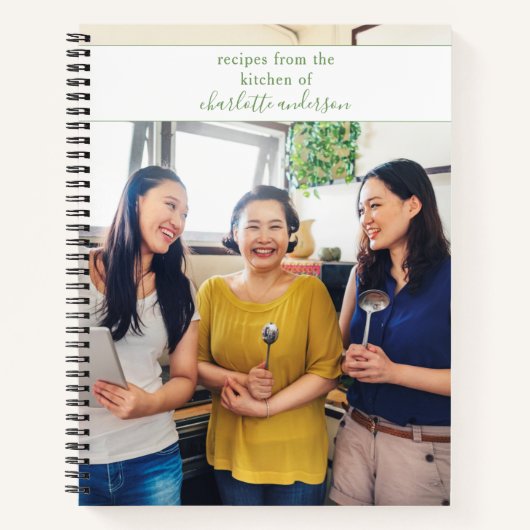 Aangepaste serie foto Eenvoudig toetsenbord Ontvan Notitieboek (Voorkant)