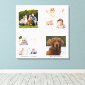 Aangepaste serie foto-inkolling 4-paneelgroep canvas afdruk (Insitu (Houten vloer))