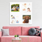 Aangepaste serie foto-inkolling 4-paneelgroep canvas afdruk (Insitu (Woonkamer))