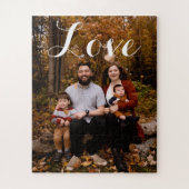 Aangepaste serie foto-liefdesscript jigzaag legpuzzel (Verticaal)