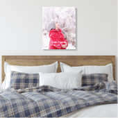 Aangepaste serie foto Verrette Canvas afdrukken (Insitu (Slaapkamer))