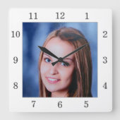 Aangepaste serie foto's Aangepaste wandklok (Voorkant)