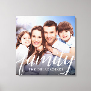 Aangepaste serie foto's handschrift canvas afdruk