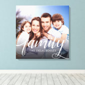 Aangepaste serie foto's handschrift canvas afdruk (Insitu (Houten vloer))