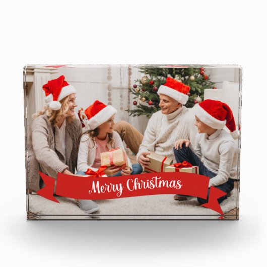 Aangepaste serie foto's met prettig kerstfeest (Voorkant)