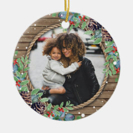 Aangepaste serie kerstfeestdagen keramisch ornament