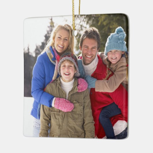 Aangepaste serie kerstfeestdagen keramisch ornament (Links)