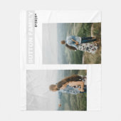 Aangepaste serie voor Collage Photo Album Blanket Fleece Deken (Voorkant)