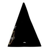 Aangepaste serif 2-naam Gold Glitter 70 & Fabulous Feesthoedjes (Rechts)