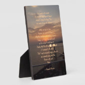 Aangepaste service Prayer Fotoplaat (Zijkant)