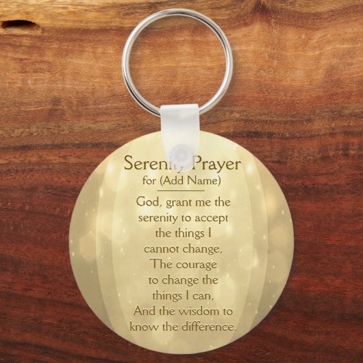 Aangepaste service Prayer Sleutelhanger (Voorkant)
