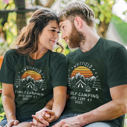 Aangepaste service voor Camping Vacking T-shirt