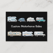 Aangepaste service voor de verkoop van kampeerwage visitekaartje (Achterkant)