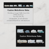 Aangepaste service voor de verkoop van kampeerwage visitekaartje (Voorkant / Achterkant)