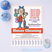 Aangepaste service voor het schoonmaken van het hu flyer (Enkel)