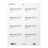 Aangepaste service voor Logo van bedrijfsmerken Etiket (Full Sheet)